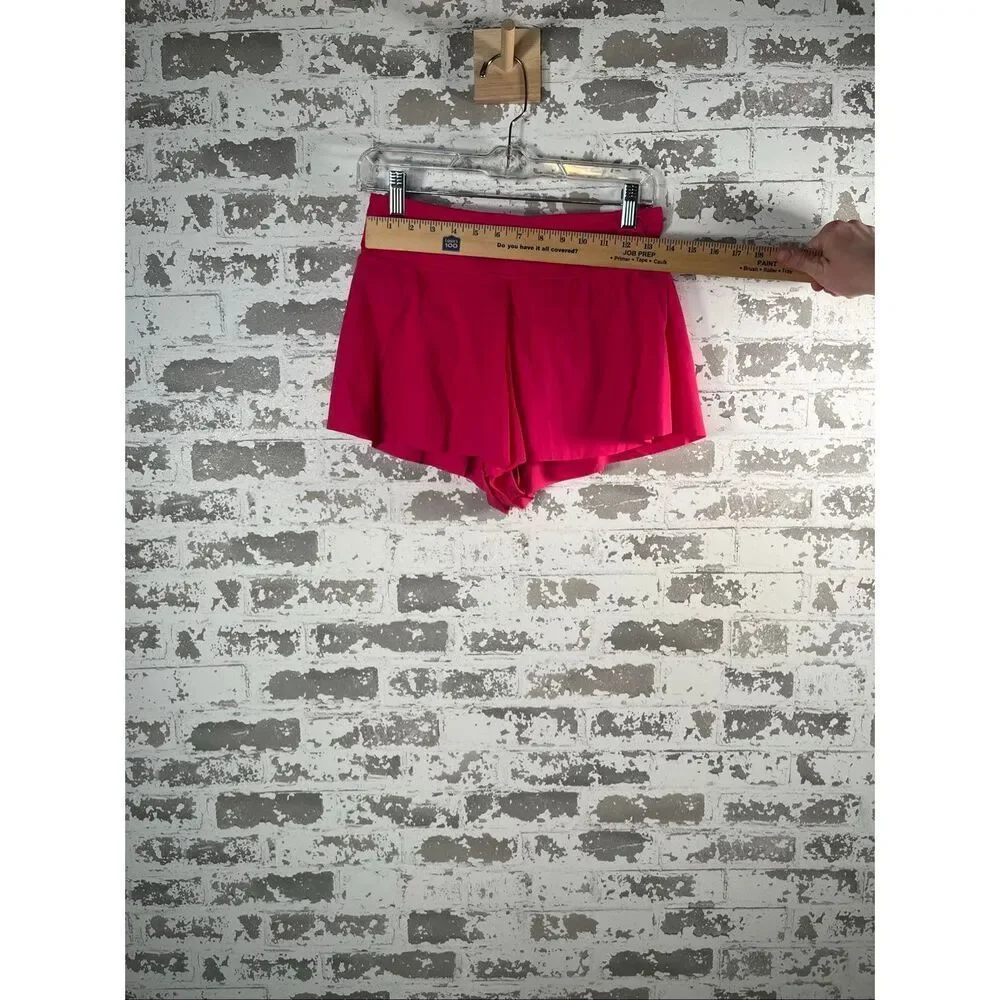 Athleta | women hot pink athletic shortie shorts